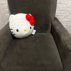 Sanrio Hello Kitty White and Red Accent Pillow
